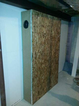 Skinned and closed. From the room it is a wall with a vent in it. Inside, it is several feet of hostile territory.