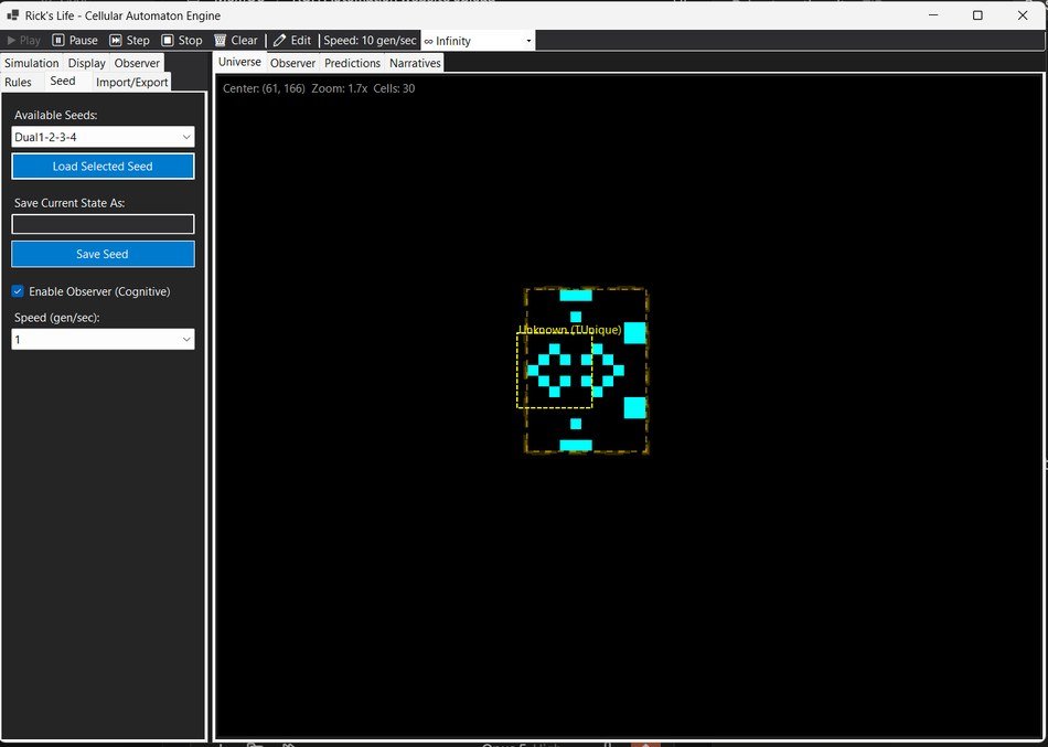 The observer bounding an unrecognized structure and labeling it Unknown