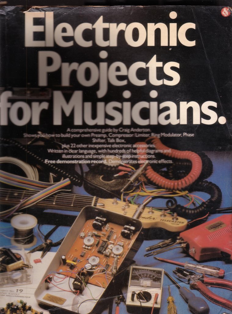 <em>Electronic Projects for Musicians.</em> A lot of this page traces back to that cover.