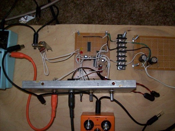 Chassis drilled, jacks mounted. The metalwork decides whether the finished thing looks built or looks bodged.