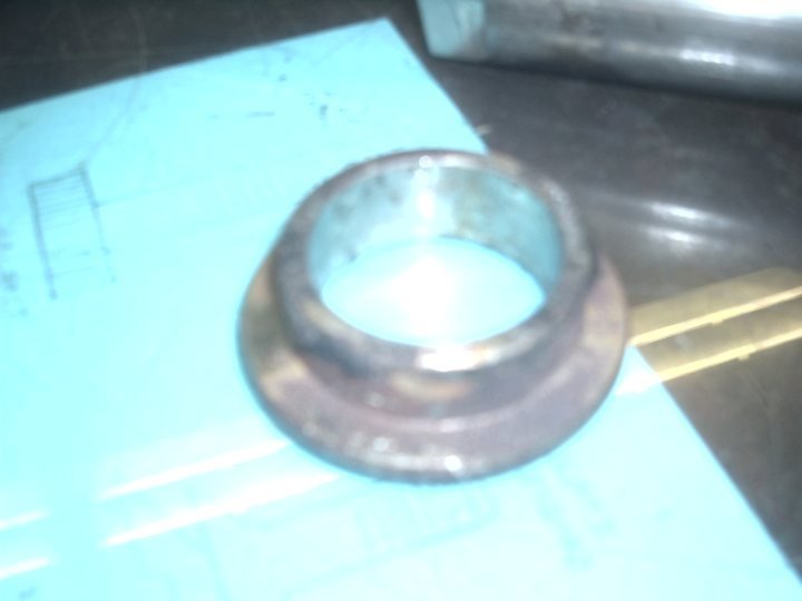 Seating surface. The discoloration is the story — it says how it was running, not just that it failed.