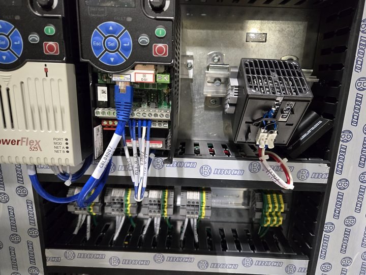 Where the two disciplines meet — a drive is a power electronics problem wearing an industrial enclosure.