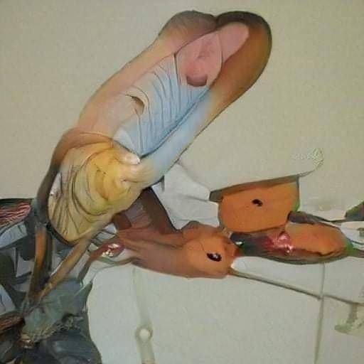 A panorama photograph in which a moving subject has been stitched into one continuous, impossible limb.